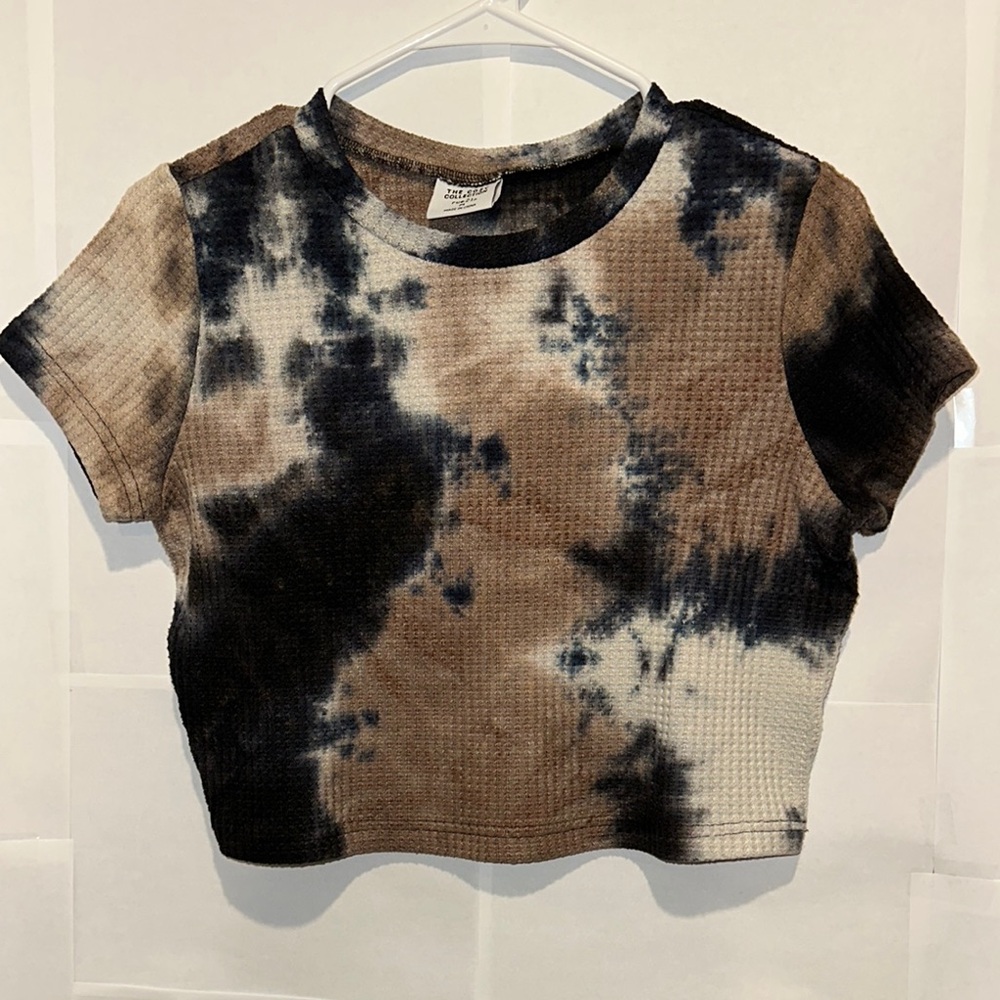 Tie-Dye Cropped Top